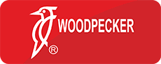 woodpecker white on red logo